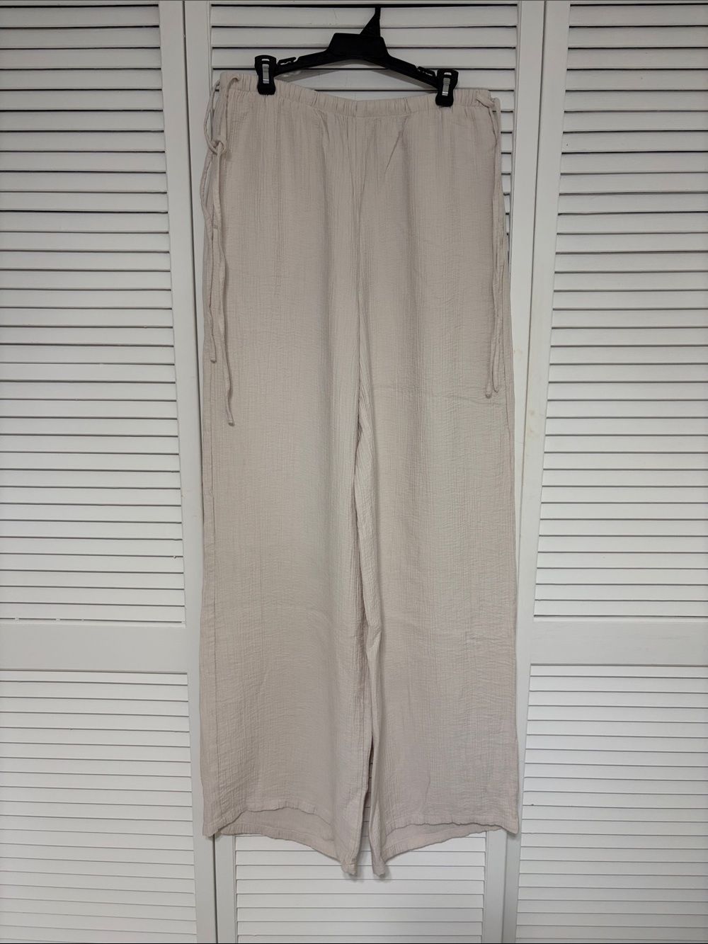 a new day Cream Wide-Leg Drawstring Pants